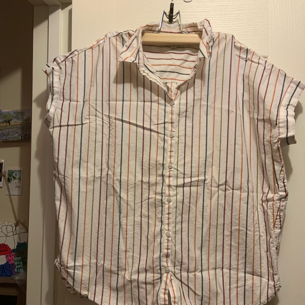 Central shirt in Sadie stripes by Madewell.